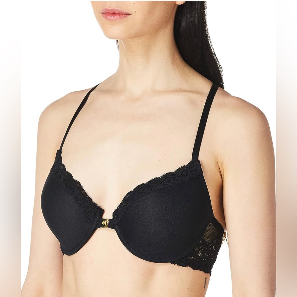 Natori Women's Feathers Front Close Racerback T-Back 34DDD Bra 735023 - Picture 1 of 7